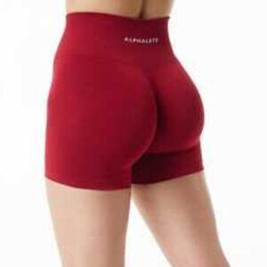 Alphalete Amplify Shorts Red M